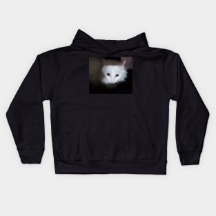 White cat Kids Hoodie